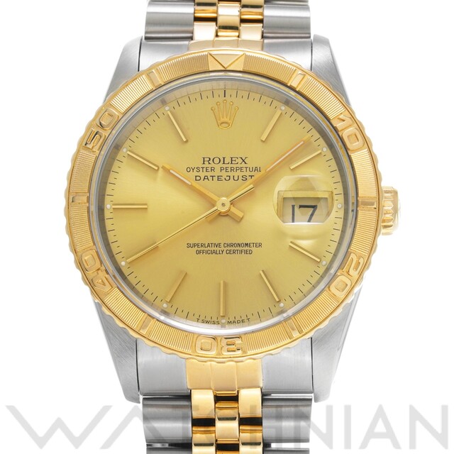 ROLEX - 中古 ロレックス ROLEX 16263 E番(1991年頃製造) シャンパン メンズ 腕時計