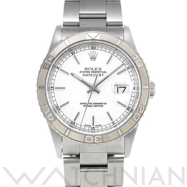 ROLEX - 中古 ロレックス ROLEX 16264 F番(2003年頃製造) ホワイト メンズ 腕時計