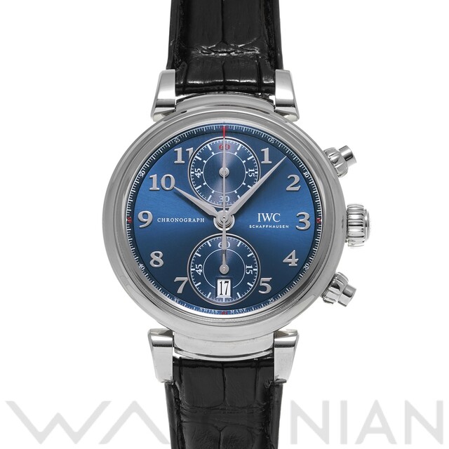 IWC - 中古 インターナショナルウォッチカンパニー IWC IW393402 ブルー メンズ 腕時計