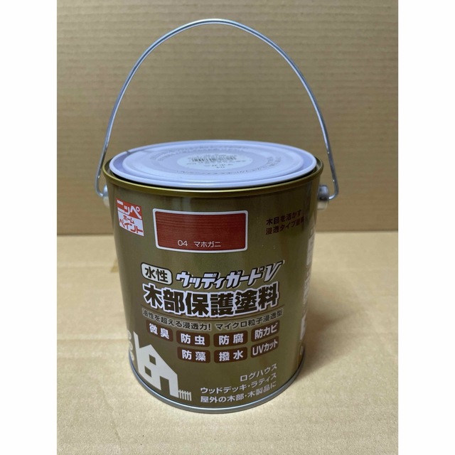 トラスト ペイント用品 ニッペホームプロダクツ 水性木部保護塗料 01 メープル 3L 4缶セット