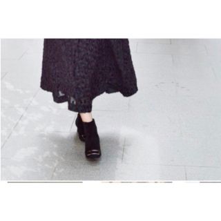 完売☆シャルマントファム コラボレオパードジャガードスカート☆ 高田麻紀子さん着