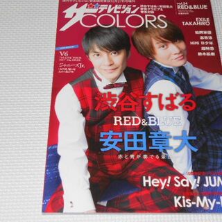 雑誌 ザ・テレビジョンCOLORS vol.34 RED&BLUE 渋谷すばる(アート/エンタメ/ホビー)