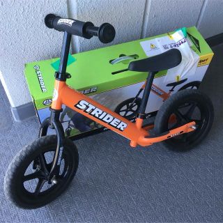 ストライダ(STRIDA)のストライダー  スポーツモデル　オレンジ　消毒清掃済み　箱あり(自転車)