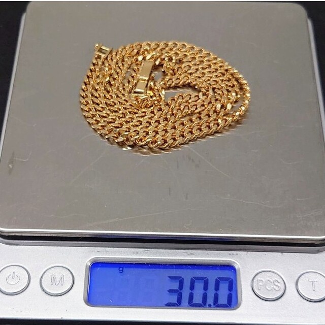 喜平 k18 750刻印 ネックレス 2面 30g メンズ - ネックレス 喜平 k18 750刻印 ネックレス 2面 30g メンズ - ネックレス