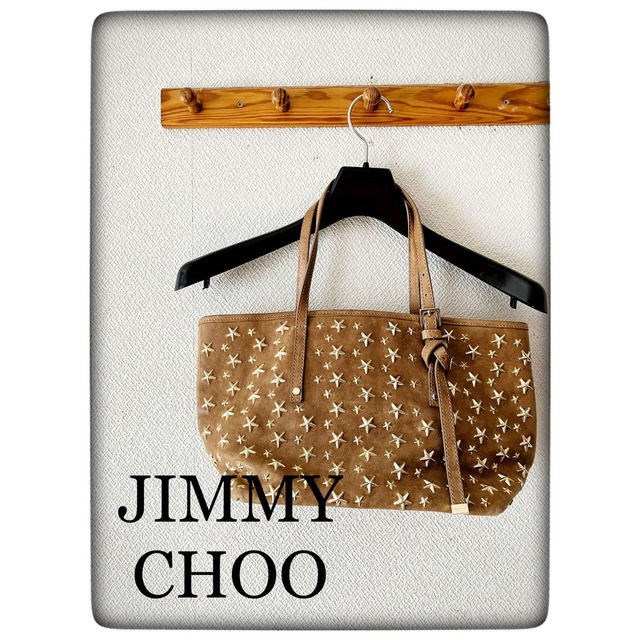 ✨美品✨ JIMMY CHOO ジミーチュウ トートバッグ スタッズ - トートバッグ
