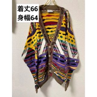 COOGI 90s カーディガン クレイジーニット Lサイズ