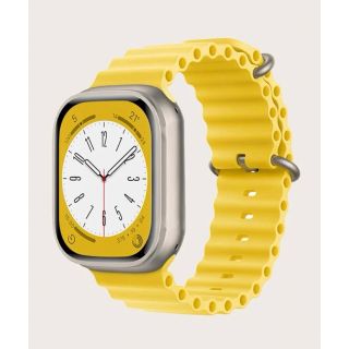 アップルウォッチ(Apple Watch)のApple Watch レモンイエロー　シリコンバンド(腕時計)