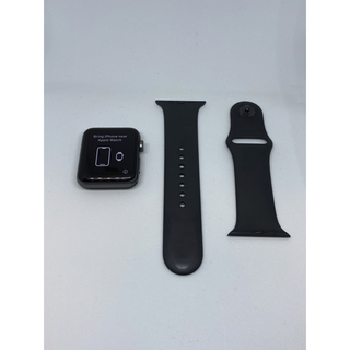 アップルウォッチ(Apple Watch)のApple Watch Series 3 GPSモデル 42mmスペースグレイ(腕時計(デジタル))