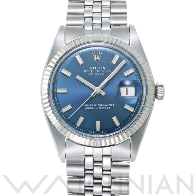 ROLEX - 中古 ロレックス ROLEX 1601 31番台(1972年頃製造) ブルー メンズ 腕時計
