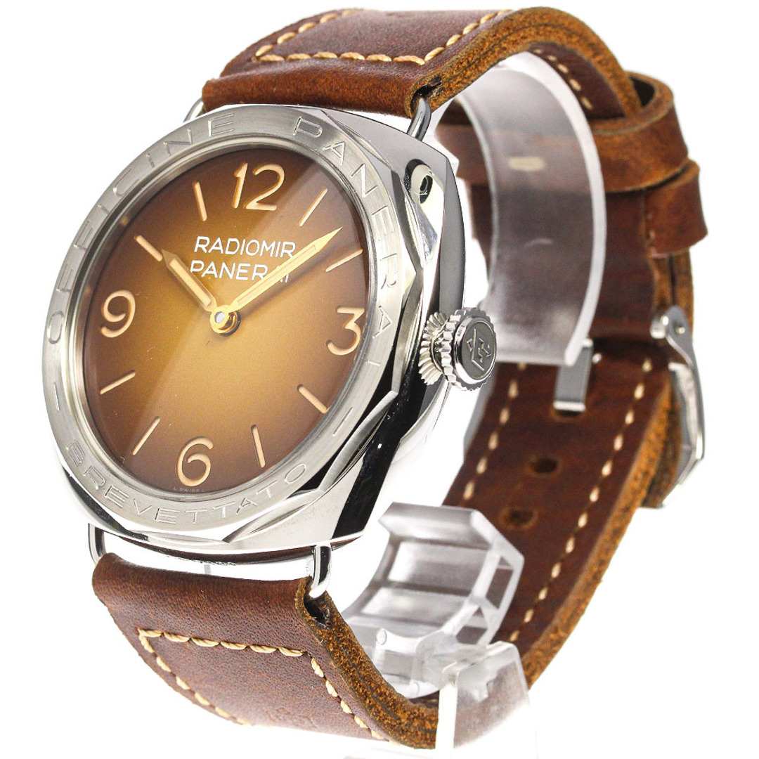 ☆良品 ★箱付き【PANERAI】パネライ ラジオミール 8DAYS PAM00190 手巻き メンズ_739757