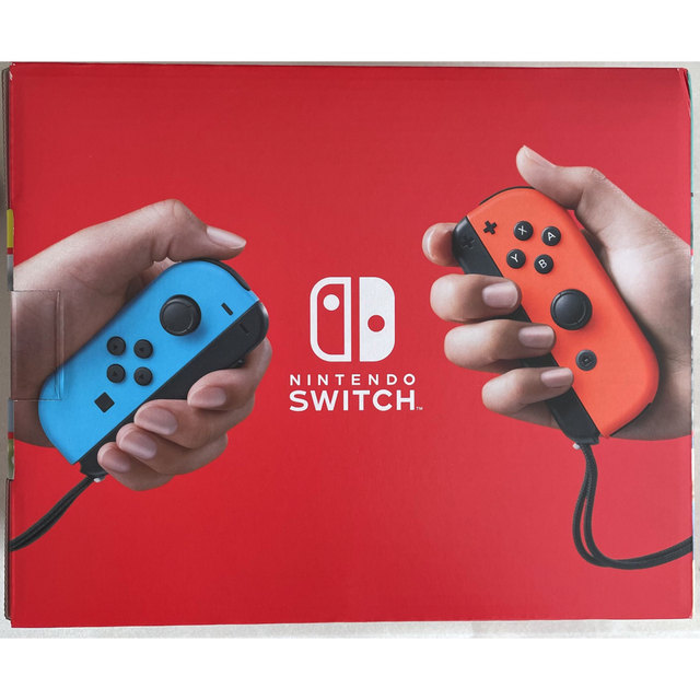 Nintendo Switch(ニンテンドースイッチ)の新品Nintendo Switch任天堂スイッチ本体ネオンブルーネオンレッド　 エンタメ/ホビーのゲームソフト/ゲーム機本体(家庭用ゲーム機本体)の商品写真