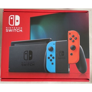ニンテンドースイッチ(Nintendo Switch)の新品Nintendo Switch任天堂スイッチ本体ネオンブルーネオンレッド　(家庭用ゲーム機本体)