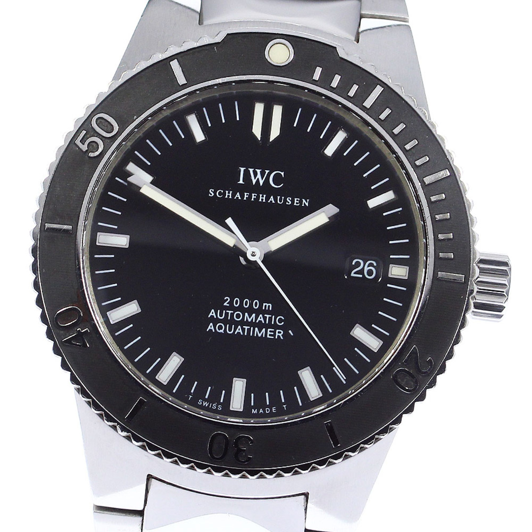 【IWC SCHAFFHAUSEN】IWC GST アクアタイマー デイト IW353602 自動巻き メンズ_734443【ev10】