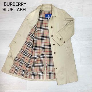 バーバリーブルーレーベル(BURBERRY BLUE LABEL)のバーバリーブルーレーベル　ステンカラーコート　ノバチェック　ライナー(ロングコート)