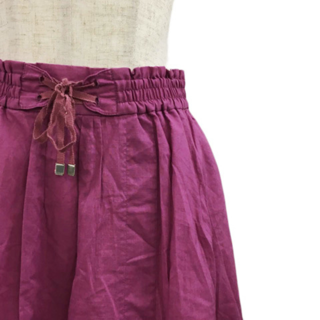 Discoat(ディスコート)のディスコート Parisien スカート フレア ロング M ピンク 紫 レディースのスカート(ロングスカート)の商品写真