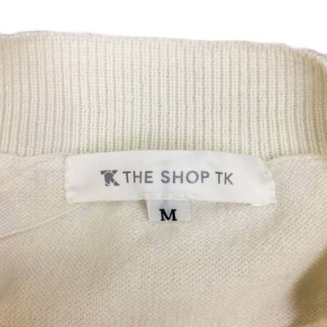 THE SHOP TK(ザショップティーケー)のザショップティーケー セーター ニット カットソー 無地 メロウ 長袖 M 白 レディースのトップス(ニット/セーター)の商品写真