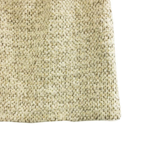 UNTITLED(アンタイトル)のアンタイトル スカート 台形 ミニ ツイード調 チェック ラメ 1 白 レディースのスカート(ミニスカート)の商品写真