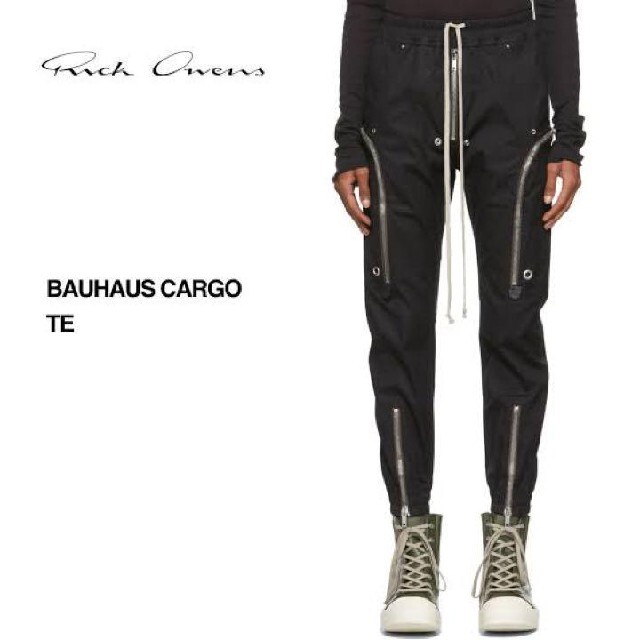 新品《 Rick Owens 》BAUHAUS CARGO TEパンツ IT46