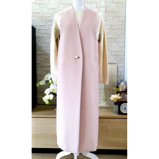 ❣️新品極美品❣️ANAYI上質アルパカウールロングジレコート