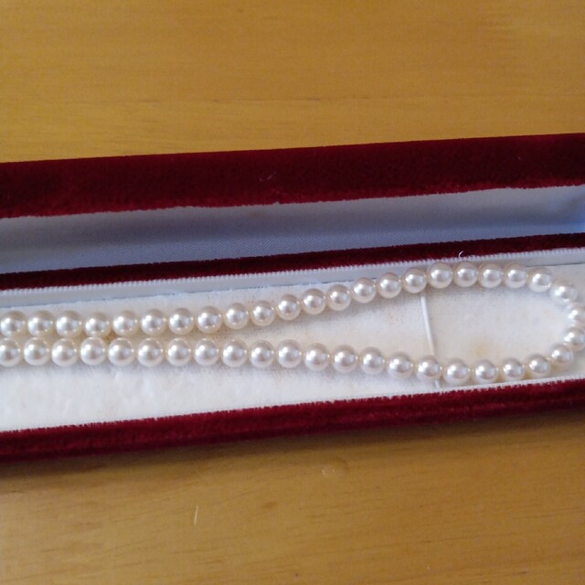 【美品】silver刻印入り 長さ45cm 本真珠 パールネックレス 16 2