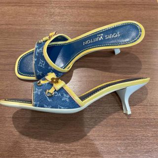 LOUIS VUITTON - ◇ ルイヴィトン モノグラムデニム ミュール サンダル