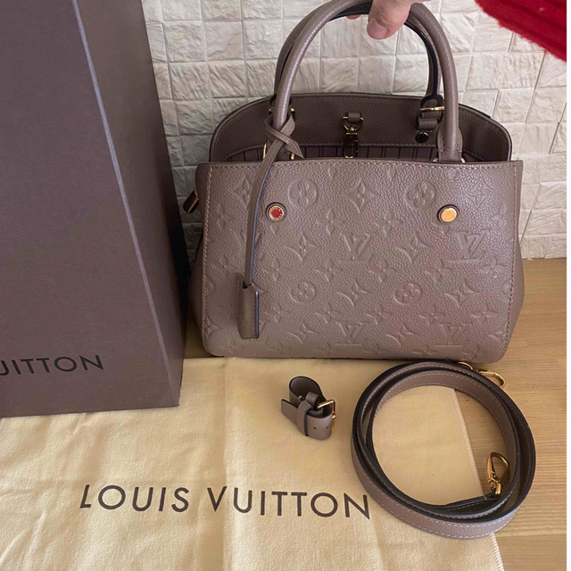 LOUIS VUITTON ルイ ヴィトン  ヴォージュ ハンドバッグ M44246 モノグラムアンプラント   パピルス   2WAY ビトン 【本物保証】