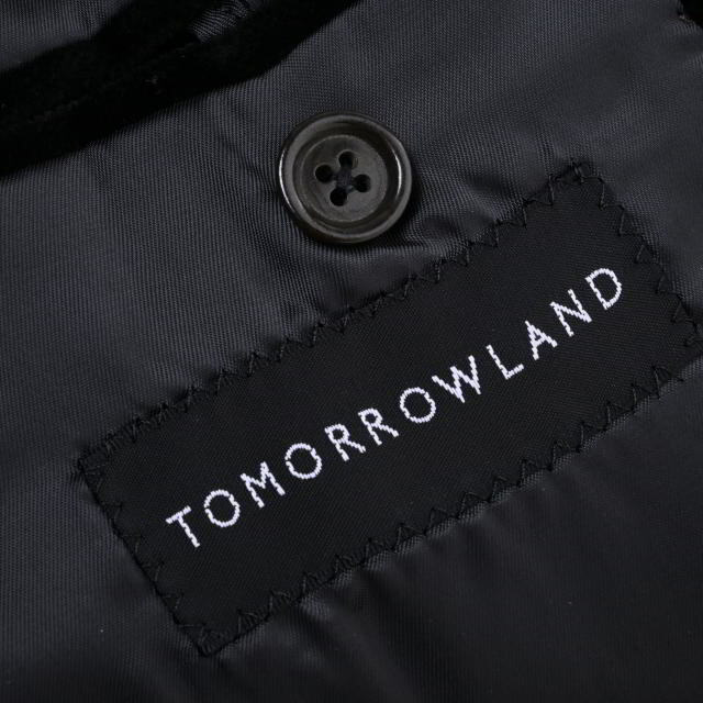 TOMORROWLAND(トゥモローランド)のTOMORROWLAND 2B ベロア ジャケット メンズのジャケット/アウター(テーラードジャケット)の商品写真