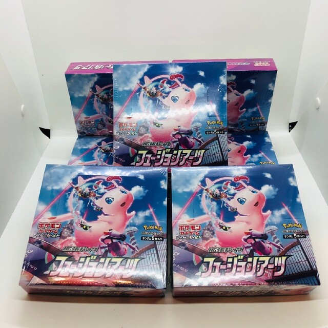 ポケモンカードBOX  フュージョンアーツ　新品、未開封　シュリンク付き