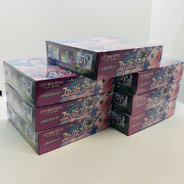 ポケモンカード　フュージョンアーツ　7BOX　新品　未開封　シュリンク付