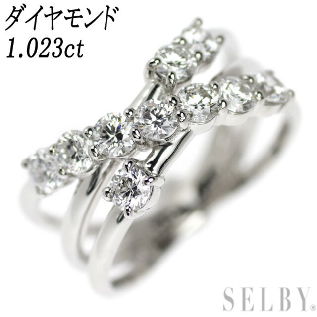 登場! Pt900 ダイヤモンド リング 1.023ct リング(指輪) - aatsp.com.br