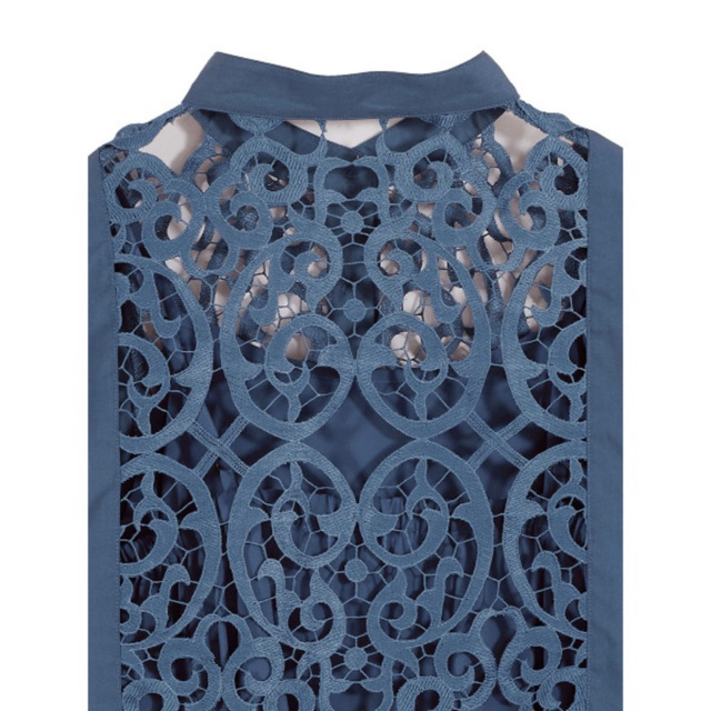 AMERI  EMBROIDERY LACE BLOUSE