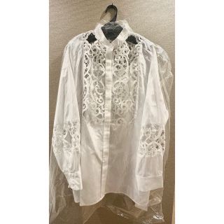 アメリヴィンテージ(Ameri VINTAGE)の【新品】アメリヴィンテージ　EMBROIDERY LACE BLOUSE(シャツ/ブラウス(長袖/七分))