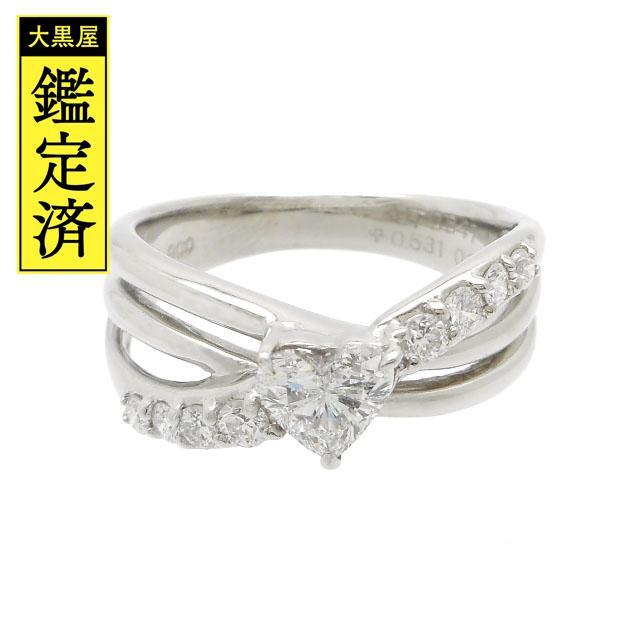 日本初の ダイヤリング　指輪　PT900　プラチナ　【200】 リング(指輪)