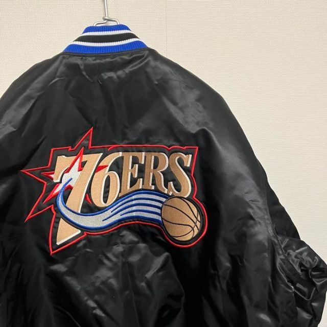 Reebok - 90's NBA SIXERS 76ersスタジャン Reebok レア 刺繍の通販 by