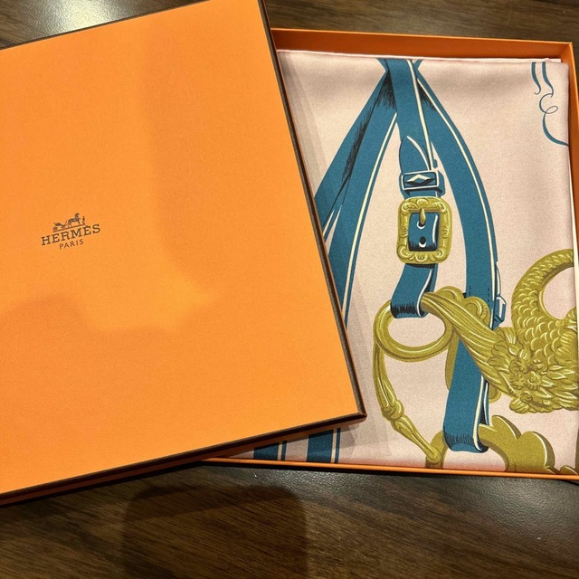 ずっと気になってた Hermes - ダブルフェイス 未使用 エルメスカレ90