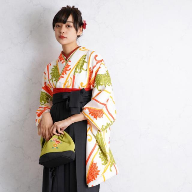 2尺袖着物 袴 2点セット 袴91cm(身長153 - 158cm) 袴セット 卒業式