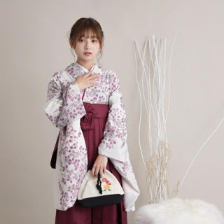 2尺袖着物 袴 2点セット 袴91cm(身長153-158cm) 袴セット 卒業式