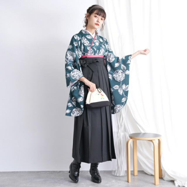 2尺袖着物 袴 2点セット 袴91cm(身長153-158cm) 袴セット 卒業式