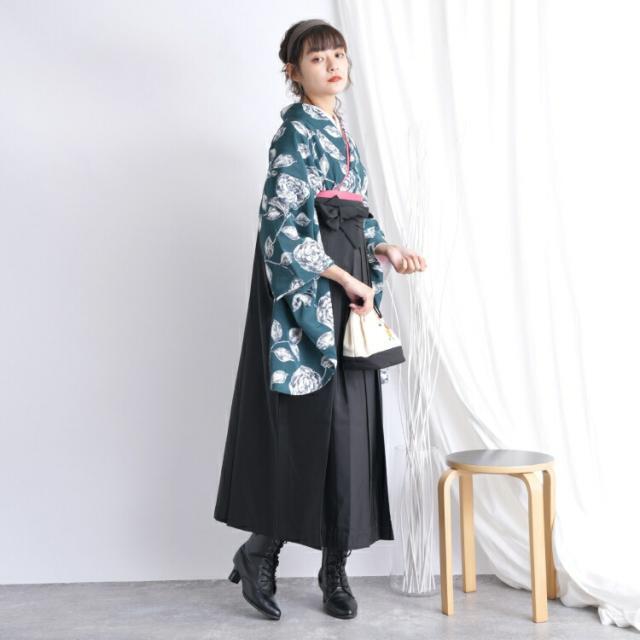 2尺袖着物 袴 2点セット 袴91cm(身長153-158cm) 袴セット 卒業式