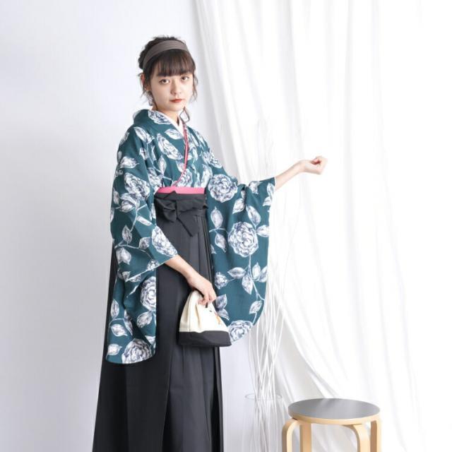 2尺袖着物 袴 2点セット 袴91cm(身長153-158cm) 袴セット 卒業式