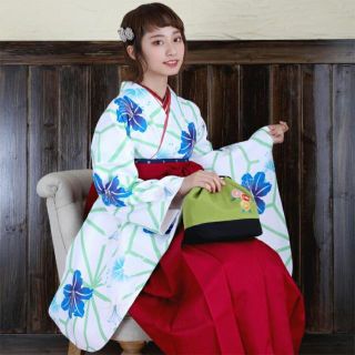 2尺袖着物 袴 2点セット 袴84cm(身長145-150cm) 袴セット 卒業式