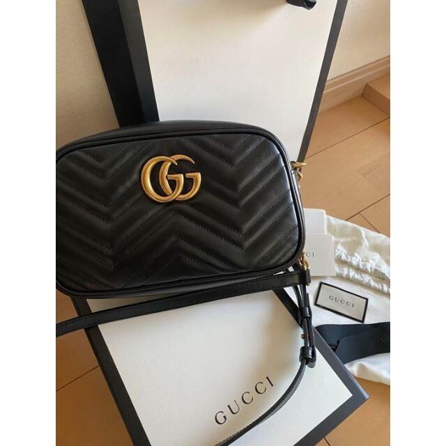 最終値下げ - Gucci 【美品】GUCCI〔GGマーモント〕キルティング