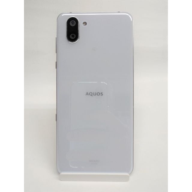 SHARP(シャープ)のAQUOS R3 SHV44 ﾌﾟﾗﾁﾅﾎﾜｲﾄ SIMﾛｯｸ解除済み スマホ/家電/カメラのスマートフォン/携帯電話(スマートフォン本体)の商品写真