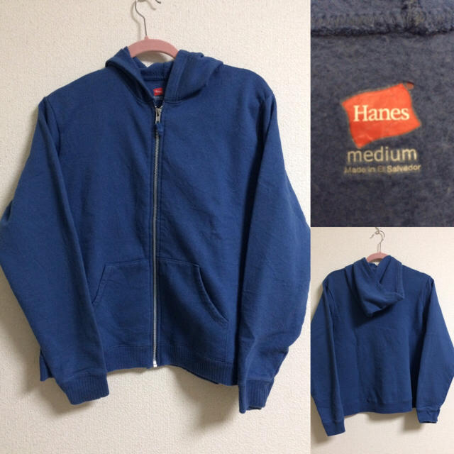 Hanes(ヘインズ)のHanes ジップパーカー、スウェット USA古着 メンズのトップス(パーカー)の商品写真