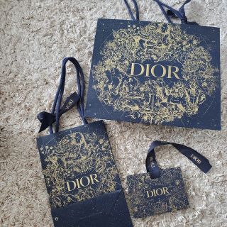 DIOR ディオール すぐ発送 ショッパー ラッピング CDNAVYピアス 定価