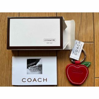 コーチ(COACH)の【とどちゃんの姉専用】コーチ　リンゴ　キーリング　アップル(その他)