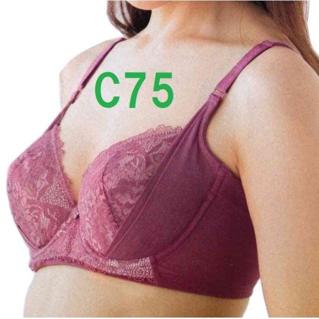 C75・ローズ　脇高ブラジャー（ワイヤー入り）　補正下着　定価：2189円　新品 レディースの下着/アンダーウェア(ブラ)の商品写真