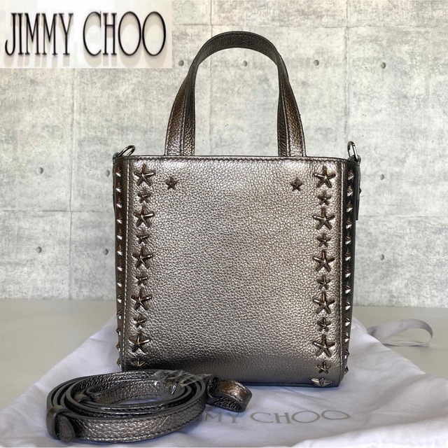 人気定番の JIMMY CHOO - 【未使用級】JIMMY CHOO MINI PEGASI 2WAY