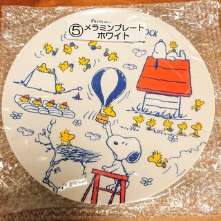【mai280様専用】スヌーピー ウッドストック メラミンプレート(ホワイト)(食器)