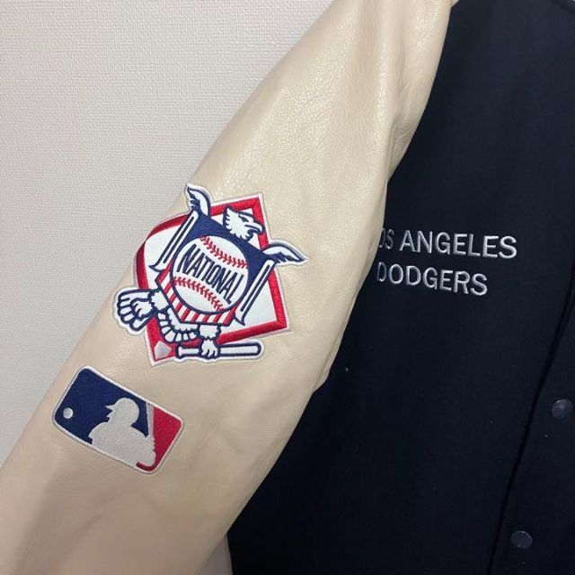 超美品　fanatics×MLB LA Dodgers スタジャン　チームカラー